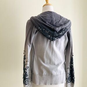 Guess Y2K Ombre Hoodie with Beaded Details